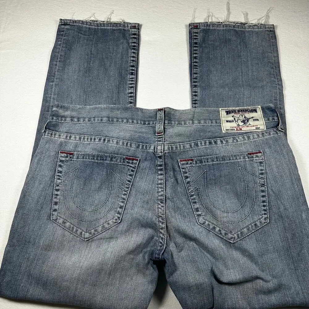 True Religion Geno Slim Naturaline Jeans Men's 42